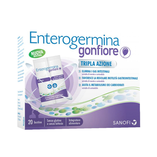 Enterogermina Gonfiore 20 BUSTINE Contrastare Il Gonfiore Intestinale
