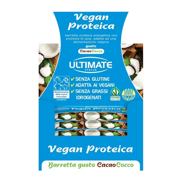 Ultimate Italia Barretta Vegan Proteica Cacao Cocco