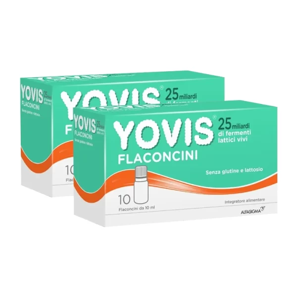 x2 yovis 10 flaconcini 25 miliardi