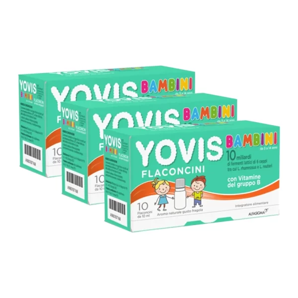 x3 yovis bambini 10 flaconcini