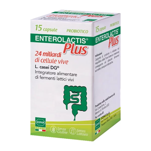 Enterolactis Plus 15 Capsule