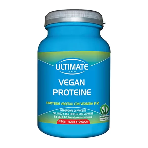 ULTIMATE ITALIA Vegan Proteine FRAGOLA 450g