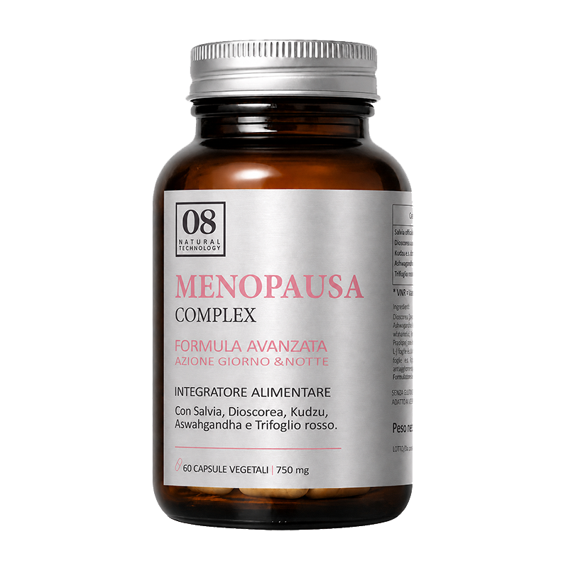 08 Natural Technology Menopausa Complex integratore menopausa 60 capsule